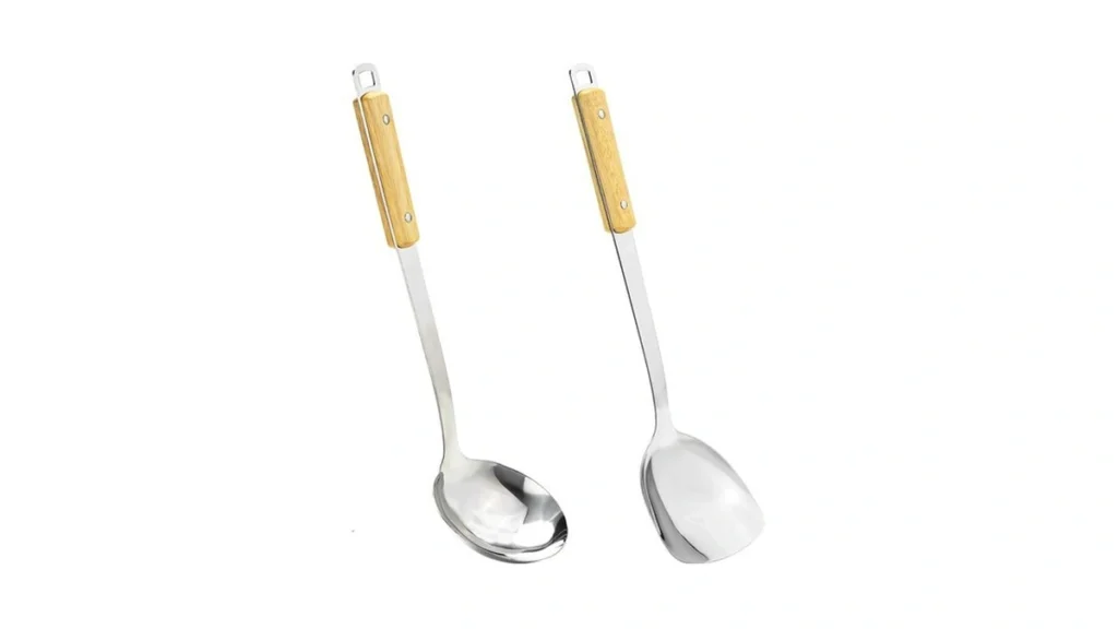 Amazon coupon: Fjnatinh Spatula And Ladle - Set Of 2 Wo