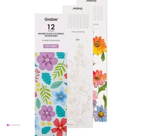 Grabie Watercolor Bookmarks Promo Cod…
