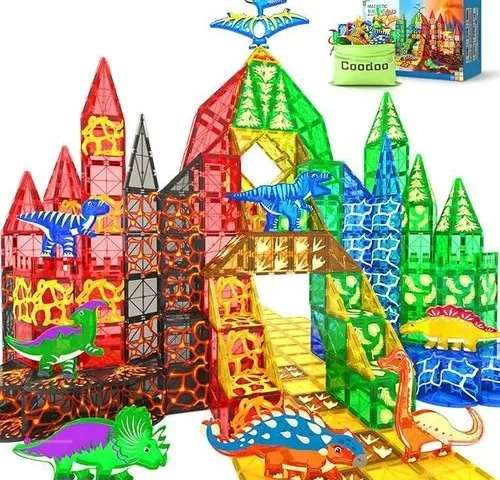 Dinosaur Magnetic Tile Sets Code 7g42…