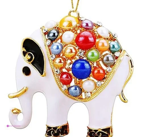 Junquiu Metal Elephant Ornaments Code…