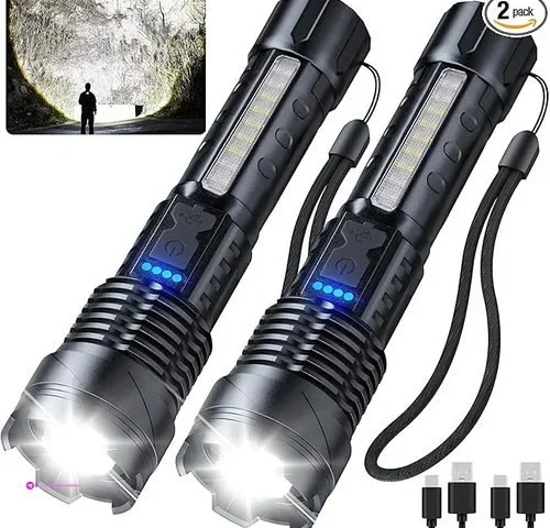 Reg Rechargeable Led Flashlight Pack …