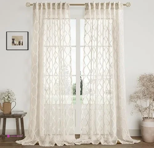 Now Beige Sheer Curtains Clip Coupon