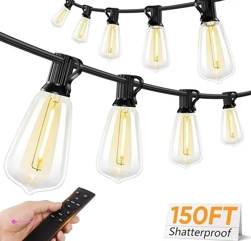 Brightever Outdoor String Lights Code…