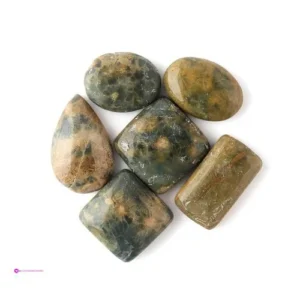 Natural Ocean Jasper Gemstones Clip C…
