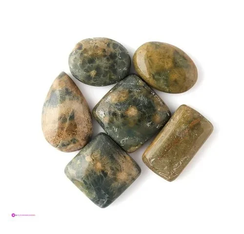 Natural Ocean Jasper Gemstones Clip C…