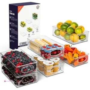 Clearspace Storage Bins Pack Clip Cou…