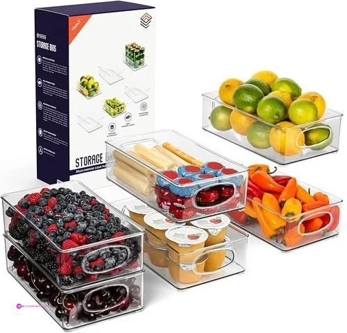 Clearspace Storage Bins Pack Clip Cou…