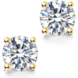 Impalsory Moissanite Stud Earrings Cl…