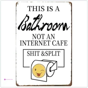 Funny Bathroom Signs Code L72qslci