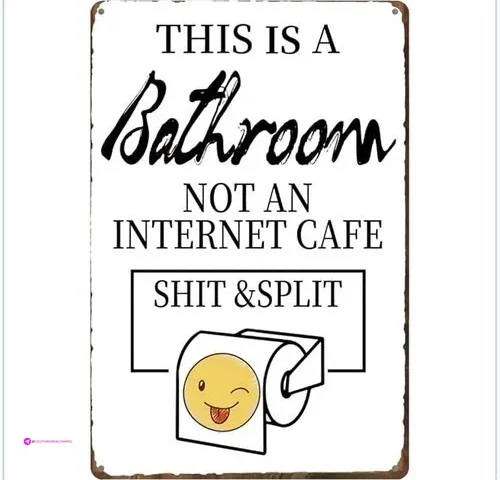 Funny Bathroom Signs Code L72qslci