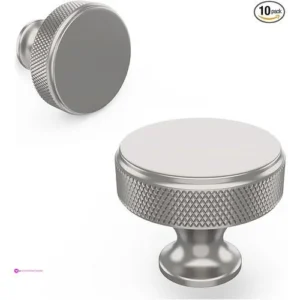Buko Pack Satin Nickel Knobs Clip