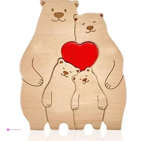 Wooden Bear Ornaments Code Jlhvqc8k