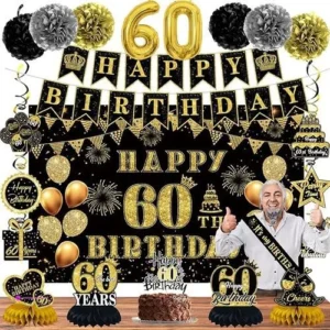 60th Birthday Decorations Code 4lrips…