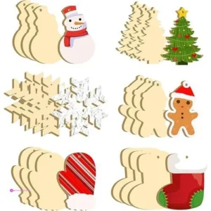 Wooden Christmas Ornaments Clip Coupo…