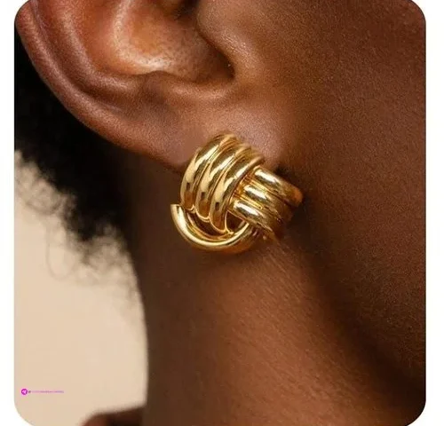 Gold Earrings Code La6djum6