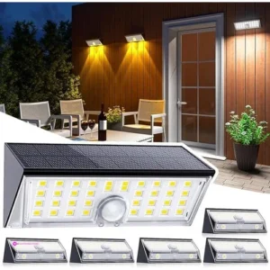Reg Solar Fence Lights Outdoor Waterp…
