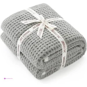 Reg Snuggle Sac Waffle Knit Throw