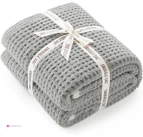 Reg Snuggle Sac Waffle Knit Throw