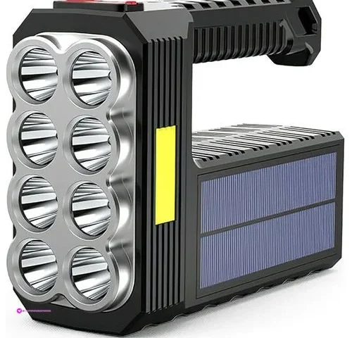 Solar Led Flashlights Black Code Paob…