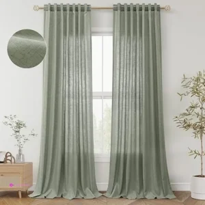 Spwiy Linen Curtains Clip Coupon
