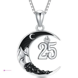 Now Flpruy Moon Pendant Necklaces Cli…