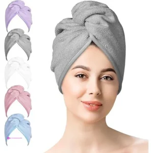Microfiber Hair Towel 5pk Clip Coupon