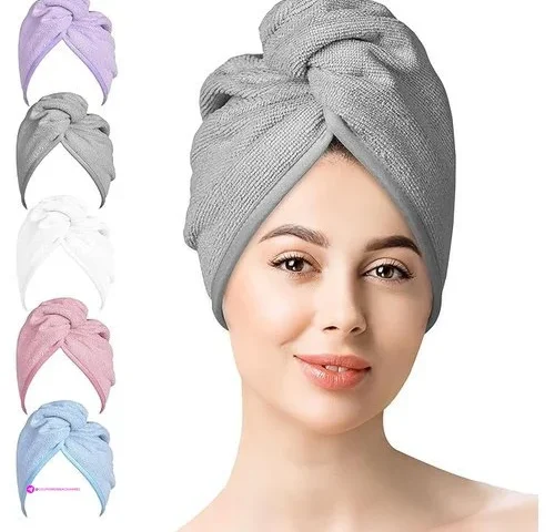Microfiber Hair Towel 5pk Clip Coupon