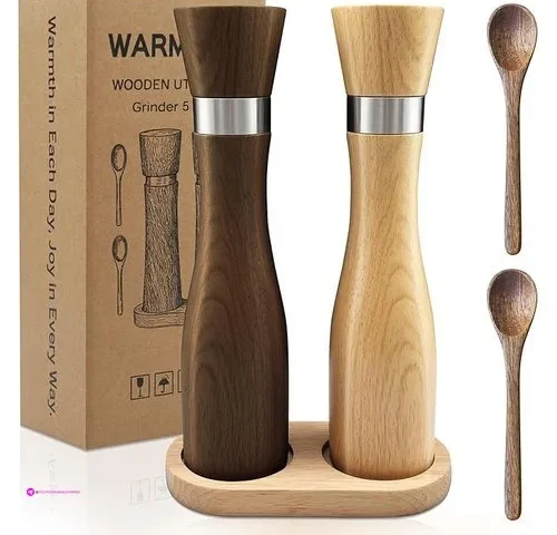 Warmkey Wooden Salt Grinders Code 7ay…