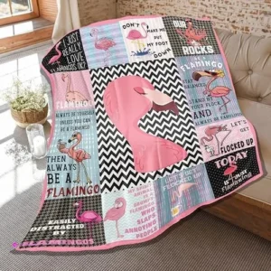 Flamingo Throw Blankets Code E76klmi5