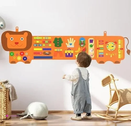 Reg Lion Montessori Busy Board Sensor…