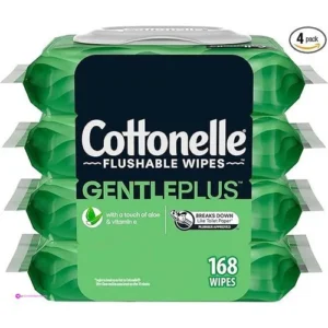 For Cottonelle Gentleplus Flushable W…