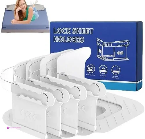 Famfrieuly Bed Sheet Holders Clip Cou…