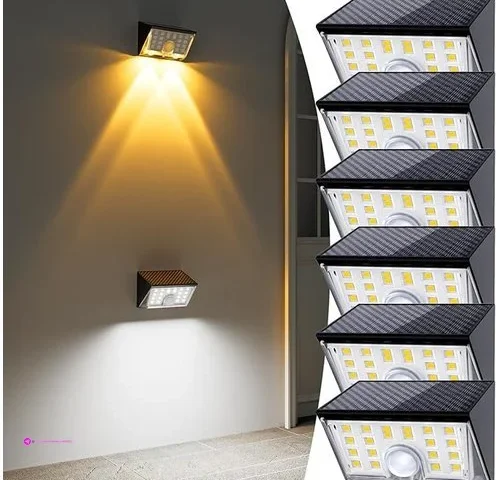 Solar Fence Lights 6pk Code Rs7jw6w3