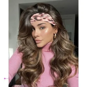 Long Synthetic Wavy Headband Wigs Cli…