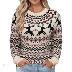 Lomon Ugly Christmas Sweaters Clip Co…