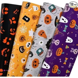 Plandrichw Halloween Wrapping Papers …