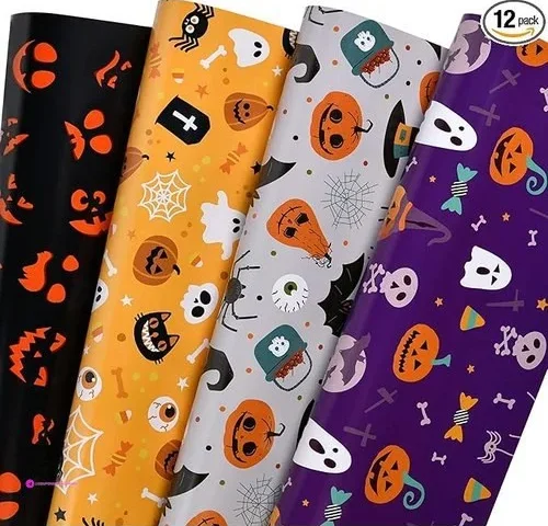 Plandrichw Halloween Wrapping Papers …