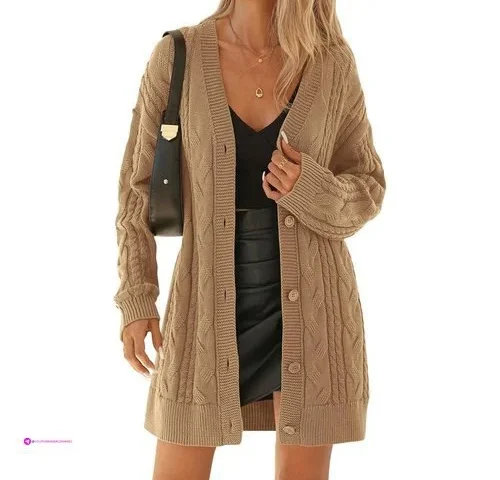 Reg Btfbm Cable Knit Oversized Cardig…