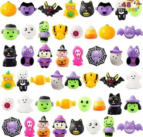 24pcs Halloween Mochi Squishy Toys Co…