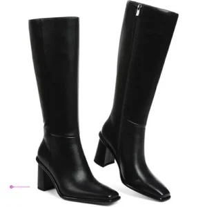 Reg Women Knee High Boots Square
