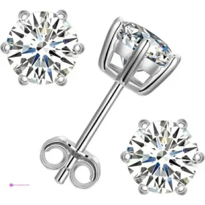 Impalsory Moissanite Stud Earrings Cl…