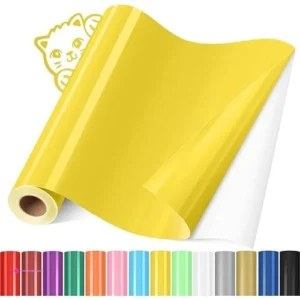 Bright Yellow Vinyl Roll Stickers Cod…