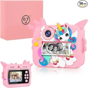 Kids Instant Photo Print Camera Use