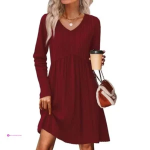 Reg Ofeefan Long Sleeve Sweater Dress
