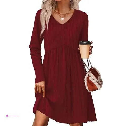 Reg Ofeefan Long Sleeve Sweater Dress