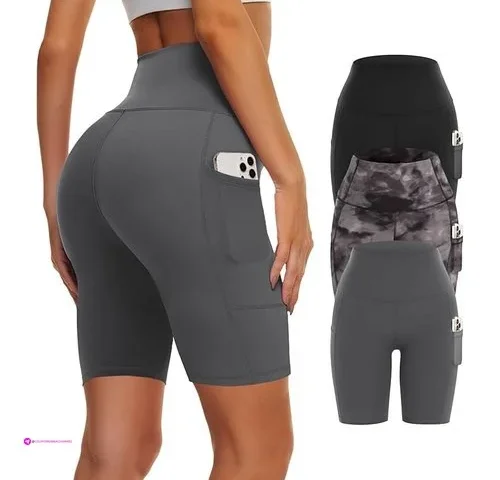 Reg Pack Biker Yoga Shorts With