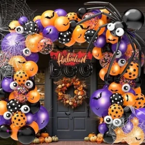 Halloween Balloon Garland Arch Kit Co…