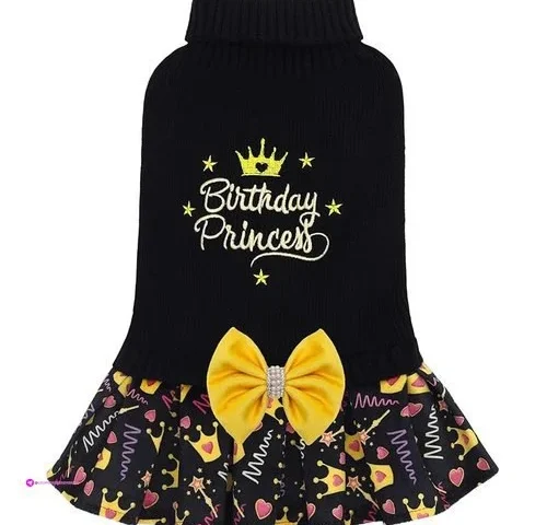 Cutebone Dog Sweater Dresses Off Use