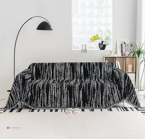 Dreamingo Striped Sofa Covers Promo C…