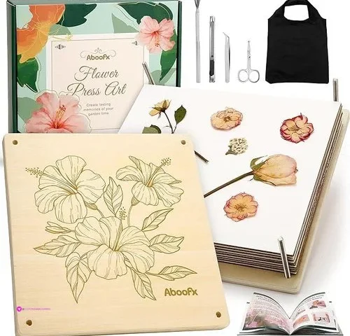 Aboofx Flower Press Kits Off Use